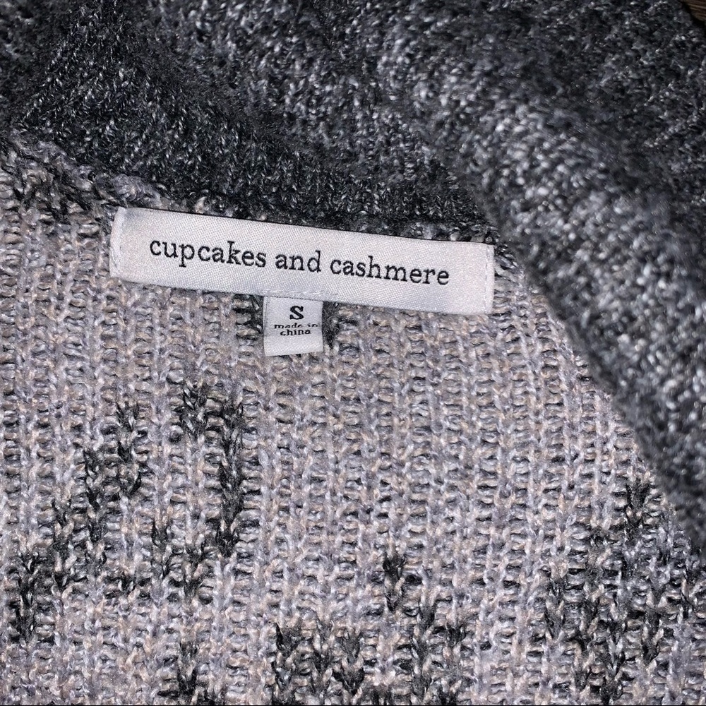 Cupcakes & Cashmere Molly Leopard Shawl Collar Cardigan Size Small Medium large - Picture 4 of 6